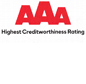 AAA Highest Creditworthiness Rating